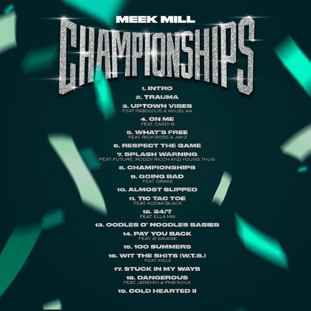 Meek Mil Championships Album Cover Back – Alexus Renée Celebrity Myxer